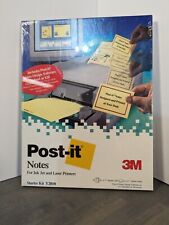 Vintage 3M Post-it Notes For Inkjet/ Laser Printers Starter Kit Y2010 From 1996 picture