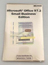 Microsoft Office 97.2 Small Business Edition w COA & Product ID  MS#X03-73359 picture