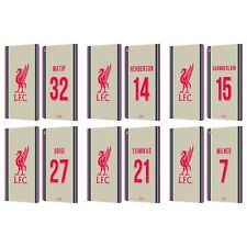 LIVERPOOL FC 2021/22 PLAYERS AWAY KIT 2ND GROUP PU LEATHER BOOK CASE AMAZON FIRE picture