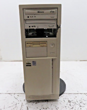Vintage Retro PC Case Beige ATX Computer Sleeper Gaming Case picture