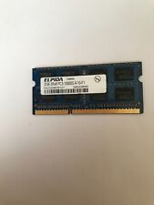Elpida 2GB SO-DIMM DDR3 1333 PC3 10600S 2RX8 Laptop Ram EBJ21UE8BDS0-DJ picture