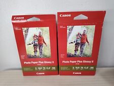 -New- Canon Photo Paper Plus Glossy II 4x6  Lot of 2 (200 Sheets Total) PP-301 picture