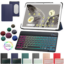 For Google Pixel Tablet 11 inch 2023 Bluetooth Keyboard Leather Stand Case Cover picture
