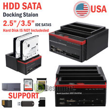 External Triple SATA IDE HDD Dock Station 2.5''/3.5''Hard Drive Card Reader 3Bay picture