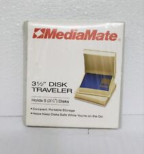 Vintage NIP MediaMate 3 1/2 In Disc Traveler Holds Five Discs  (1994) picture