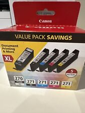 Canon PGI-270 Black and Color Ink Cartridges - 5 Pieces picture