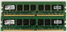 2GB 2x1GB KINGSTON KTD-DM8400AE/1G PC2 4200 DDR2-533 ECC SERVER RAM MEMORY KIT picture
