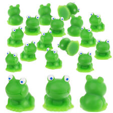  20 Pcs Frogs Toy Figurines Cake Topper Resin Animal Models Miniature picture