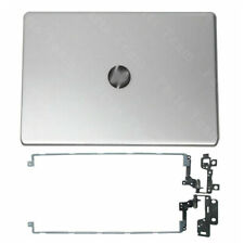 Black Silver For HP  17-AK 17-BS 17BS 17AK Back Cover Top Case + Bezel + Hinges  picture