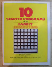 10 STARTER PROGRAMS for Apple Atari C64 Vic-20 IT Timex TRS-80    picture