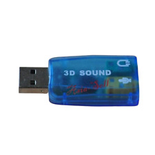 3pcs Sound Card Audio Adaptor 3D 5.1 USB 3.5mm Microphone Headphone Jack Stereo picture