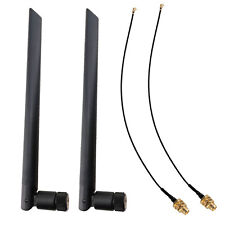 PCI-e IPEX RP-SMA Cable 6dBi External Wireless Antenna for PC AC WiFi Bluetooth picture