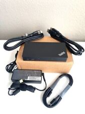 Lenovo ThinkPad 40AS Gen2 Docking Station LDC-G2 USB-C Dock, HDMI + DP Cables picture