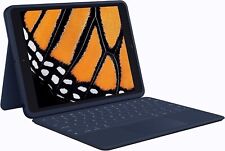 Logitech  Rugged Combo iPad Case For iPad 7th 8th 9th GEN  with Keyboard,  Blue picture