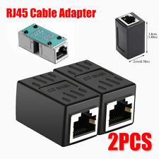 2X RJ45 Inline Coupler Cat7 Cat6 Cat5e Cat5 Ethernet LAN Network Cable Adapter picture