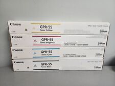 CANON GPR-55 Toner Cartridge Set Black Cyan Magenta Yellow  C5535i  C5540i picture