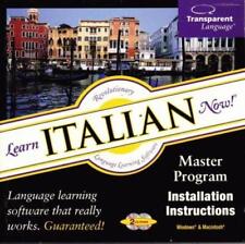 Learn Italian Now 7.0 PC MAC CD learn vocabulary words language learning tools picture