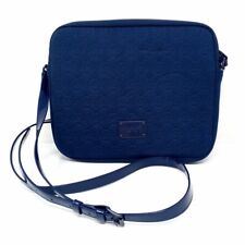Michael Kors Blue Embossed Soft Neoprene iPad Tablet Crossbody Bag Pouch Case picture