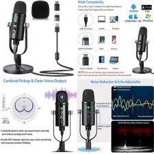 Mercase Usb Condenser Microphone For Pc/Micro/Mac/Ios/Android With Noise Cancell picture