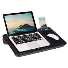 LapGear Home Office Lap Desk with Mouse Pad and Phone Holder, 21.1