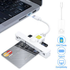 Type C Smart CAC Card Reader USB C DOD Military Common Access for Windows Linux picture