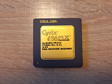 Cyrix 6x86MX-PR233 75Mhz BUS 6x86 vintage CPU GOLD #2 picture