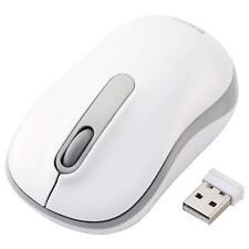 Elecom Wireless Mouse Quiet Antibacterial 3Button MSize white picture