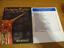 Dungeon Keeper Evil Is Good manual and reference card - No Game picture