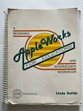 Vintage 1980s Apple Works For Educators + Intermediate Workbook By Linda Rathje picture