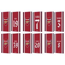 OFFICIAL ARSENAL FC 2021/22 PLAYERS HOME KIT LEATHER BOOK CASE FOR AMAZON FIRE picture
