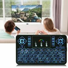 Q9 Mini 7 Color Backlit Handheld USB Wireless Keyboard+Touchpad Remote Control picture