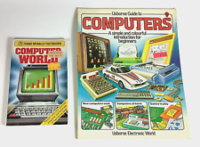 Vintage Computer Books Usborne Guide to Computers & Computer World, Rand McNally picture