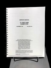 Commodore C-128 C128D SERVICE Manual W/ Schematics COIL BOUND Reprint picture