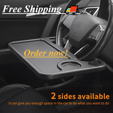 Car Steering Wheel Desk Food Table for Car Tray Fits Most (Black) picture