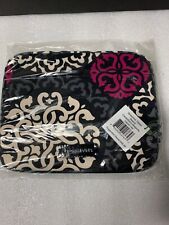 Vera Bradley Padded Neopr Canterberry Magenta  Zippered Tablet Pen Cosmetic Case picture