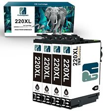 4x Black Ink Cartridges for Epson 220 XL T220XL WorkForce WF-2750 WF-2760 WF2660 picture