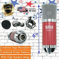 EMC920 Multi Pattern Recording Large Diaphragm Condenser Studio Microphone Red picture