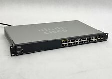 Cisco SG350X-24MP-K9 V04 24-Port Gigabit PoE+ Stackable Managed Network Switch picture