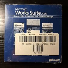 [INFLATED PRICE] Dell Microsoft Works Suite 2006 SEALED Software & Product Key picture