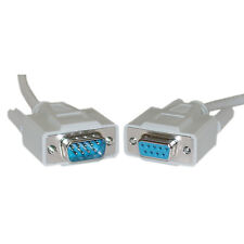 10ft Null Modem Cable, DB9 Male to DB9 Female, UL rated, 8 Conductor 10D1-20210 picture
