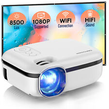 2023 Projector 8500Lumens 1080P LED Mini WiFi Video Home Theater Cinema RD-823 picture