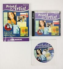 Print Artist Platinum Edition Version 22 Windows and Mac Complete 3 Discs Manual picture