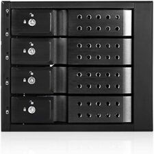 iStarUSA BPN-DE340HD-BLACK Trayless 3X 5.25 to 4X 3.5 12Gb/s HDD Hot-swap Rack picture
