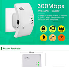 EASYIDEA Wifi Repeater WPS 300Mbps 2.4GHz Wireless LAN Ethernet White 90x60mm picture