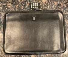 Ordning & Reda Black Leather Quilted Apple MacBook 15” Sleeve 11” x 15.5” $120 picture