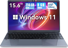 SGIN Laptop 15.6 Inch 8GB RAM 256GB SSD Computer with Intel Celeron Up to 2.8GHz picture