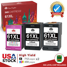 1-4PK 61XL Ink Cartridge For HP OfficeJet 2620 2622 4630 4635 ENVY 4500 5530 lot picture