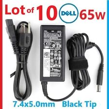 LOT OF 10 OEM DELL 65W AC Adapter Charger 7.4x5mm Tip PA-12 100-240V LA65NS2-01 picture
