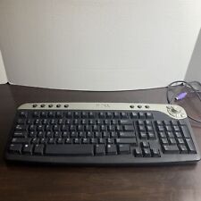 Dell PS2 Multimedia Keyboard Black & Silver RT7D30 2R400 picture