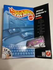 HOT WHEELS VW DRAG VAN PURPLE INTERACTIVE 30TH YEAR W/ CD ROM COLLECTORS GUIDE picture
